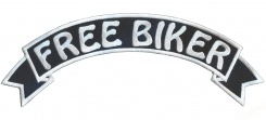 Free Biker Motorcycle Patch