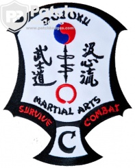 Martial Arts Embroidery Patch