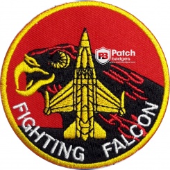 Embroidery Cloth Fighting Falcon Patch