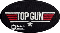 Top Gun Fancy Embroidered Patch