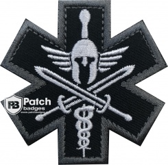 Paramedic EMT Military Star Patch