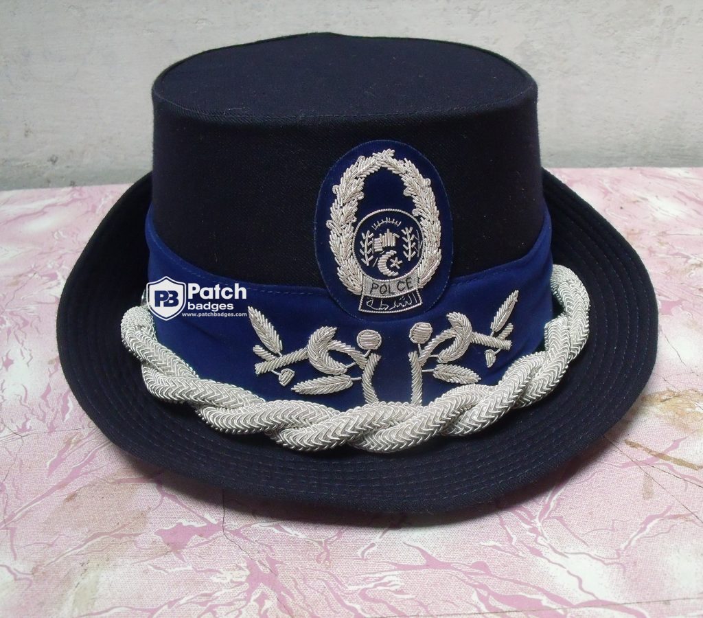 Police Embroidery Hat – Custom Badge Uniform Cap