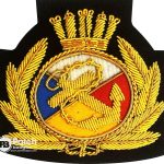 Royal Navy Bullion Wire Hand Embroidery Badge – Blazer Crest