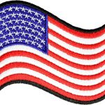 American Flag Embroidered Patch
