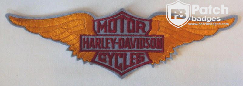 Motorcycle Rider Embroidered Patch – Custom Biker Badge