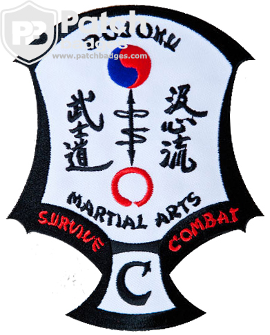 Martial Arts Embroidered Patch – Custom Uniform Badge