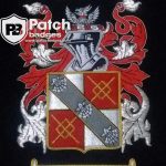 Custom Spencer Family Crest Coat of Arms Embroidery Patch