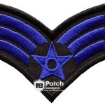 Embroidered Rank Patch – Custom Uniform Badge