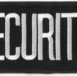 Security Embroidery Patch – Custom Velcro Uniform Badge