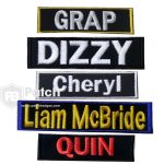 Custom Personalized Name Embroidery Patch – Sew-On Tag