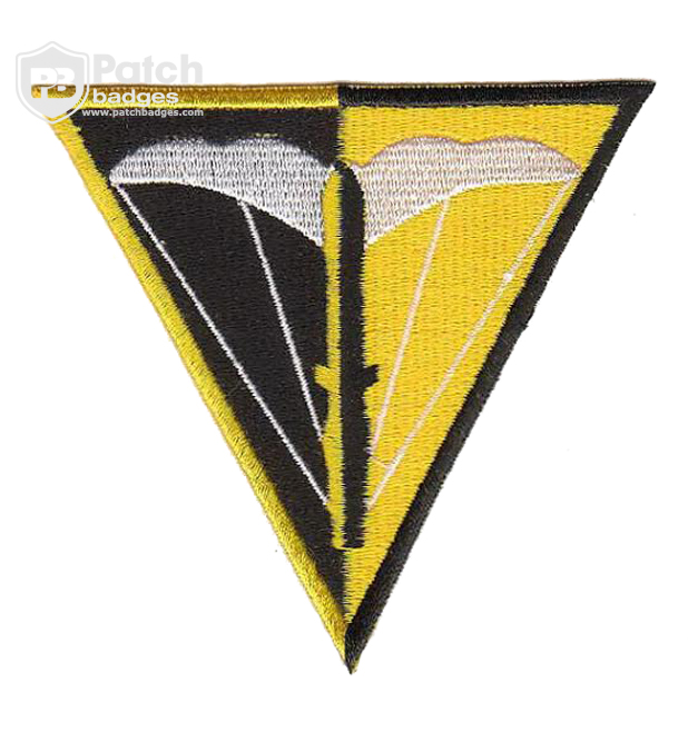 Custom Parachute Embroidery Patch, Iron-On Badge