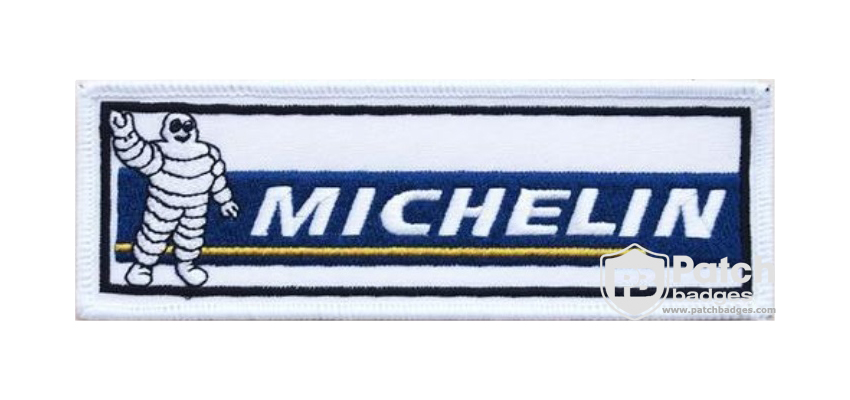Michelin Style Embroidered Patch – Custom Logo Badge