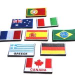 High Quality 3d American Countries Flags Patches