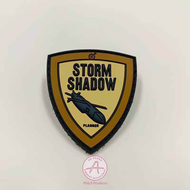Personalization Custom Black PVC Label Patches