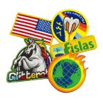 Custom Embroidered Velcro Patches, Promotional Logo Badges