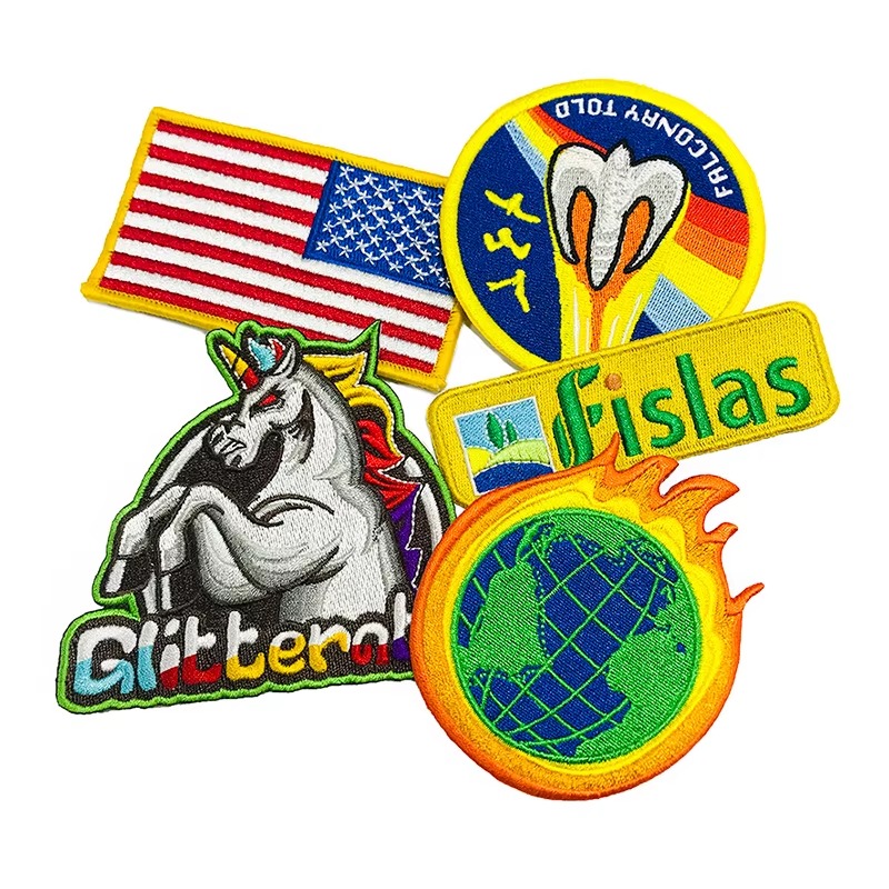 Custom Embroidered Velcro Patches, Promotional Logo Badges