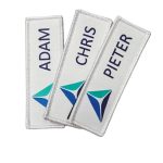 Custom Iron-On Embroidered & Woven Patches, Velcro Backing