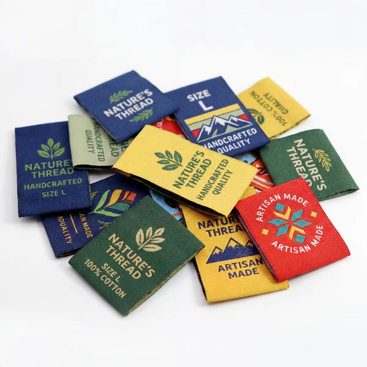 Custom Private Label Woven Tags – Clothing Neck Labels