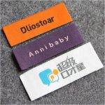 Custom Private Logo Garment Fabric Label – Cotton Satin Woven Tag