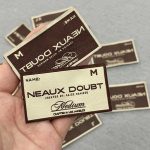 Custom Clothing Woven Size Labels – Neck Tag & Brand Logo Garment Labels