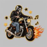 Rock-Style Embroidered Patch – Custom Logo Velcro Badge