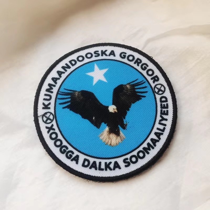Custom Embroidery Patches Fashion Design Velcro Badges for Clothing