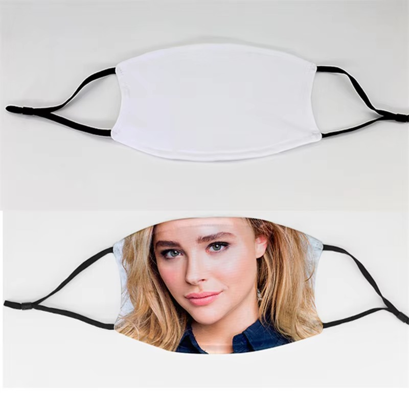 Custom Black Sublimation Face Mask: Reusable Breathable Logo Mask