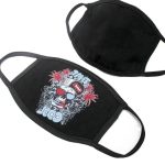 Custom Black Face Mask Sublimation Printed