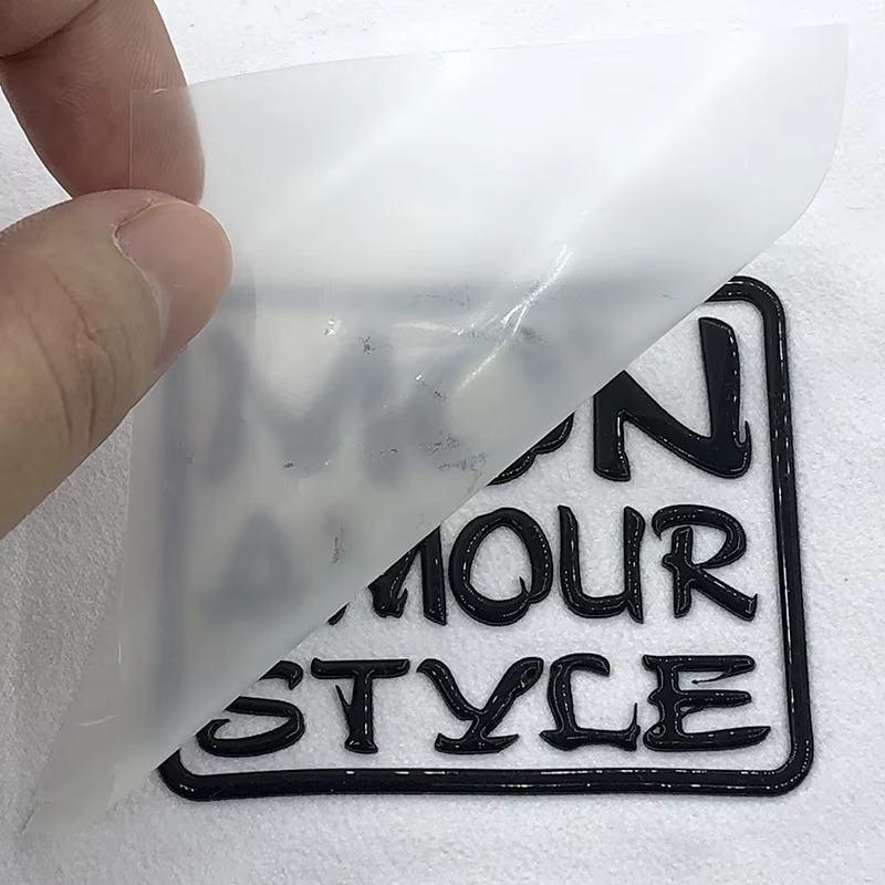 3D Raised PVC Rubber Patch: Custom TPU Silicone Logo