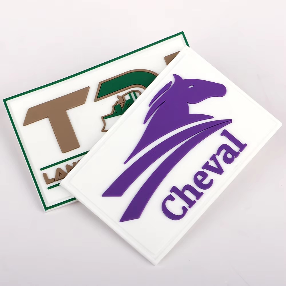 Custom 3D/2D Silicone PVC Patch – Embossed Logo Tactical Badge