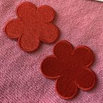 Custom Twill Embroidery Patch: Overlocked Border Badge for Suits