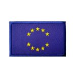 EU Blue Flag Embroidered Patch