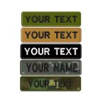 Personalized Name Embroidered Badge – Hook & Iron-On Patch