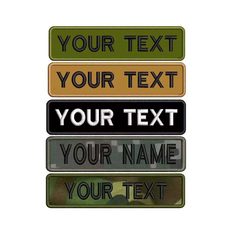 Personalized Name Embroidered Badge – Hook & Iron-On Patch