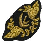 French Wire Dabka Gold Embroidered Name Patches